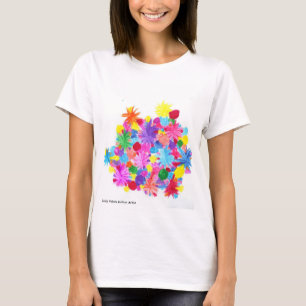 キャンデーは自閉症の芸術家に水をまきます Tシャツ