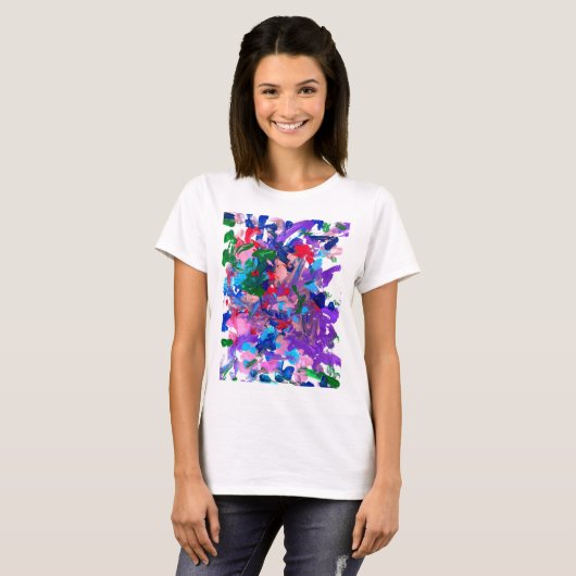 キャンデーは自閉症の芸術家に水をまきます Tシャツ (正面フル)