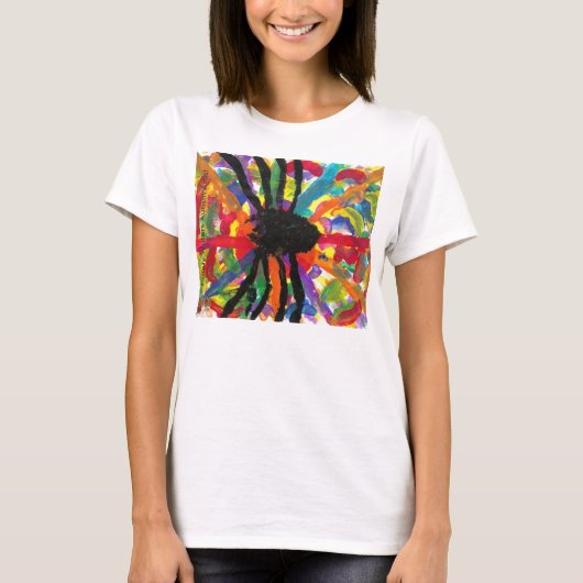 キャンデーは自閉症の芸術家に水をまきます Tシャツ (正面)