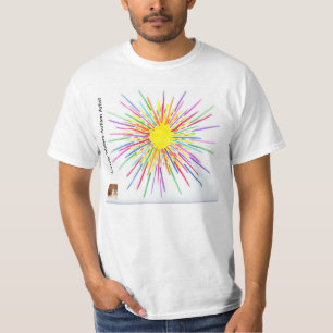 キャンデーは自閉症の芸術家に水をまきます Tシャツ