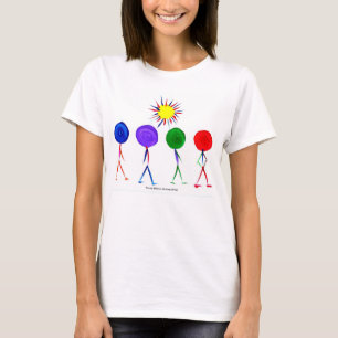 キャンデーは自閉症の芸術家に水をまきます Tシャツ