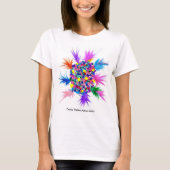 キャンデーは自閉症の芸術家に水をまきます Tシャツ (正面)