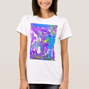 キャンデーは自閉症の芸術家に水をまきます Tシャツ