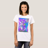 キャンデーは自閉症の芸術家に水をまきます Tシャツ (正面フル)
