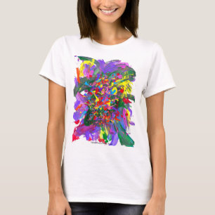 キャンデーは自閉症の芸術家に水をまきます Tシャツ