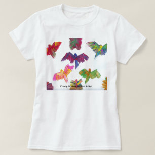 キャンデーは自閉症の芸術家に水をまきます Tシャツ