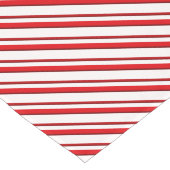 キャンデーは、ペパーミントの赤及び白縞で飾ります ショートテーブルランナー (コーナー)