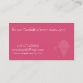 キャンデーカード 名刺 (裏面)