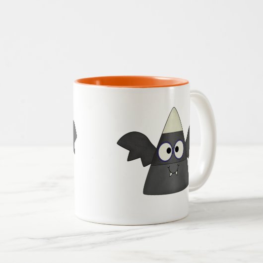 キャンデートウモロコシのこうもり ツートーンマグカップ (正面右)