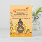 キャンデートウモロコシのトルコThansgivingの招待状 招待状 (スタンド正面)