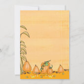 キャンデートウモロコシのトルコThansgivingの招待状 招待状 (裏面)