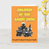 キャンデートウモロコシの子供 カード (黄色い花)