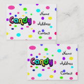 キャンデービジネスカード 名刺 (正面/裏面)