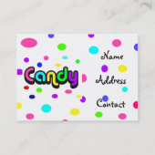 キャンデービジネスカード 名刺 (裏面)