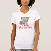 キャンデーモンスターのハロウィンのタンクトップ Tシャツ (正面)