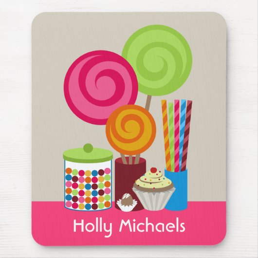 キャンデー及び菓子のマウスパッド マウスパッド (正面)