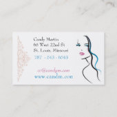 キャンデー-メーキャップアーティストの名刺 名刺 (裏面)