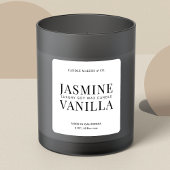 キャンドエレガントルスクエアラベルミニマル白黒 スクエアシール