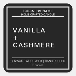 キャンドモダンル製品ラベル スクエアシール