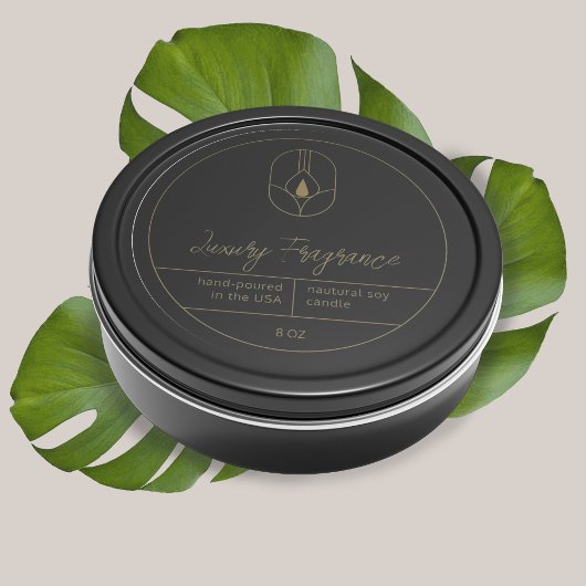 キャンドモダンル製品ラベル ラウンドシール