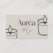 キャンドモダンルQRコード名刺 名刺 (正面)