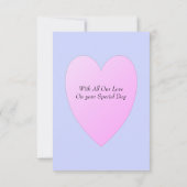 キャンドルかわいらしカード付きお誕生日ケーキ (裏面)