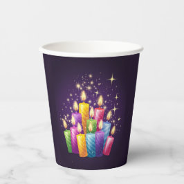 キャンドルきらめくライト 紙コップ