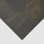 キャンドルとスカルゴシックのハロウィーンを持つダークウィッチ 薄葉紙 (詳細)