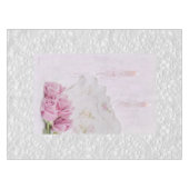 キャンドルとバラ テーブルクロス (正面(横))