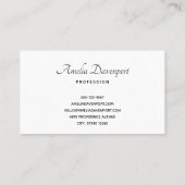 キャンドルとポインセチア花束クリスマス 名刺 (裏面)