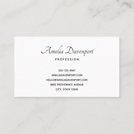 キャンドルとポインセチア花束クリスマス 名刺 (裏面)