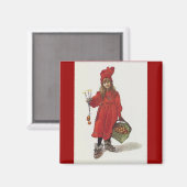 キャンドルとリンゴの入ったブリタ(イドゥナ) マグネット (正面/裏面)