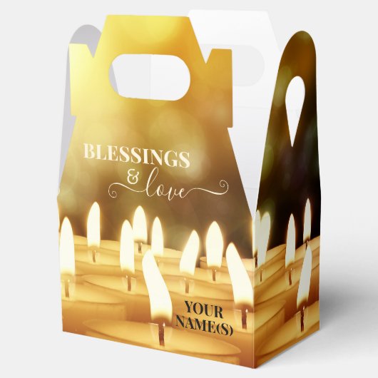 キャンドルと恵みのお願い箱 フェイバーボックス (オープン)