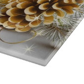 キャンドルと松のコーン カッティングボード (角)