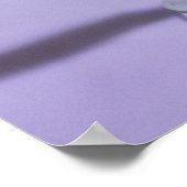 キャンドルの外吹にバースデーハットを着た猫 ポスター (角)