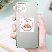 キャンドルをカップメリークリスマス シール (スマートフォン)