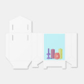 キャンドルをテーマにしたキャンドルのお願いギフトテントボックス フェイバーボックス (折り畳みなし)