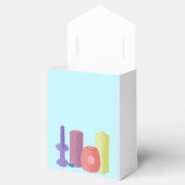 キャンドルをテーマにしたキャンドルのお願いギフトテントボックス フェイバーボックス (オープン)