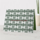 キャンドルを使った異教のユール祝福 カード (裏面)