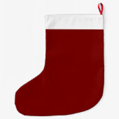 キャンドルアイアート ラージクリスマスストッキング (裏面)