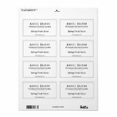 キャンドルエレガント会社V3キャンドル瓶ラベル ラベル (フルシート)