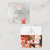 キャンドルエレガント名刺 | ソウルキャンドルスタジオ コーリングカード (正面/裏面)