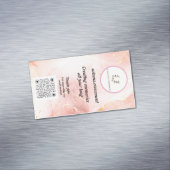 キャンドルエレガント名刺 | 4saisons.evenment マグネット名刺 (インサイチュ)