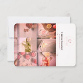 キャンドルエレガント名刺 | 4saisons.evenment 招待状 (裏面)