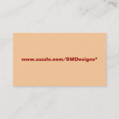 キャンドルカスタマイズ可能テンプレート 名刺 (裏面)