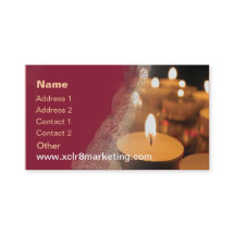 キャンドルカスタマイズ可能テンプレート