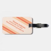 キャンドルカラーストライプのの炎 ラゲッジタグ (裏面横)