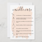 キャンドルカ気にードのサンキューカードロゴのコードを追加 サンキューカード (正面)