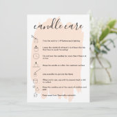 キャンドルカ気にードのサンキューカードロゴのコードを追加 サンキューカード (スタンド正面)