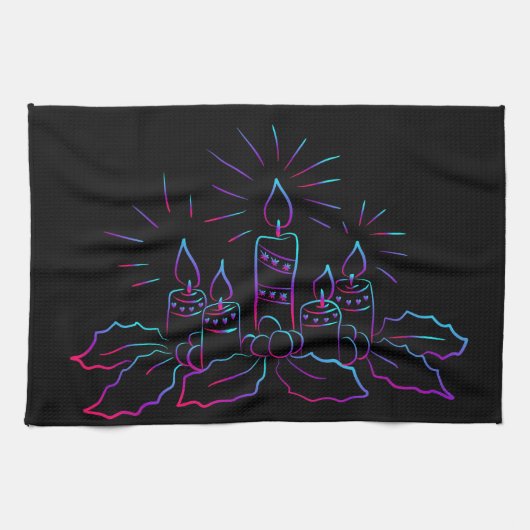 キャンドルキッチンタオル キッチンタオル (横)